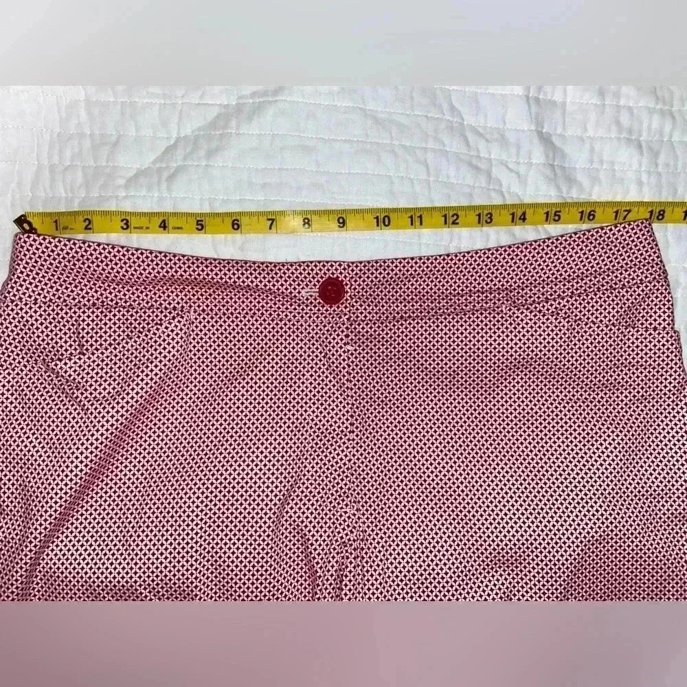Talbots Women’s 14 Patterned Dress Pant Capris - Picture 5 of 7